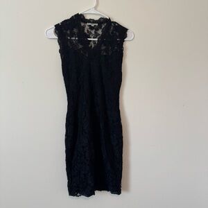 Charlotte Russe | Y2K Black‎ Lace Mini Dress | Size Small